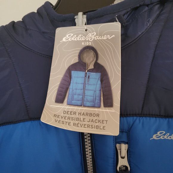 Eddie Bauer Boys Deer Harbor Reversible Jacket - Picture 5 of 5